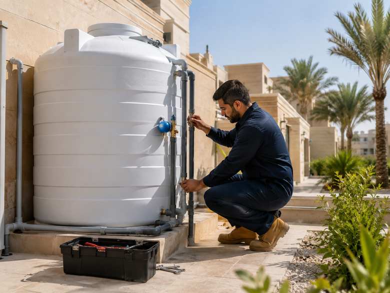 Water Tank Setting & Connection